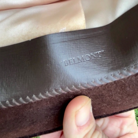 Vintage Golden Gate Hat Co. "Belmont" hat in Brown w/ Feather pork pie fedora - Picture 7 of 8